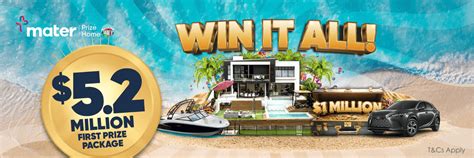 mater prize draw|mater prize home lottery.